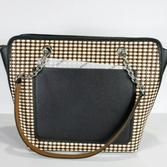 Calvin Klein Hailey Tote Black Multi-Color - Picture 2 of 3